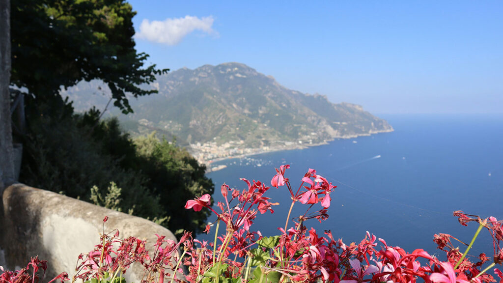Colorful coastal village on the cliffs of the Amalfi Coast, Italy